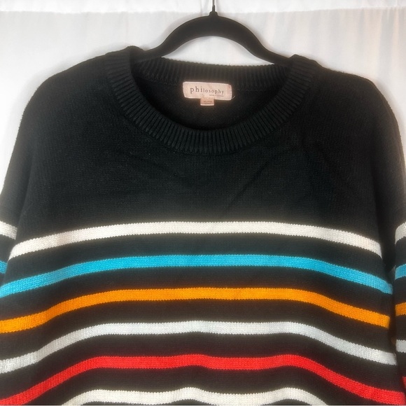 Philosophy Nautical, Costal Crew Neck Striped Sweater  Size:XL multicolor - Picture 4 of 13